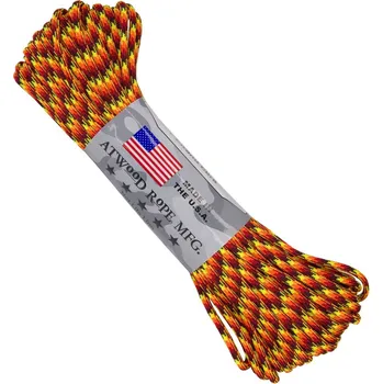 Stan Atwood Rope MFG Paracord 550 (100FT) - Fireball