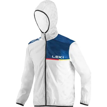 Cyklistická bunda softshellová / větruodolná bunda LEKI Windblocker Jacket dawn blue-true navy blue - XXL