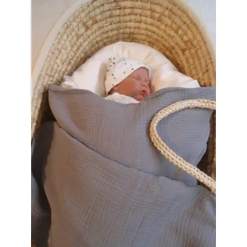 Dětská deka Pro útulný domov Deka mušelínová Šedá