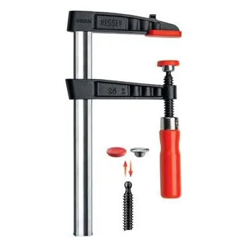 Truhlářská svěrka Šroubová svěrka s dřevěnou rukojetí 500x120/29x9 mm BESSEY TG50S12