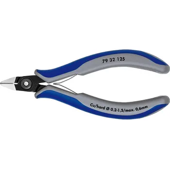 Ruční nářadí Štípací kleště pro elektroniku jemné 125mm KNIPEX 7932125