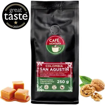 Káva Café Montaña Colombia San Agustín, zrnková káva Velikost balení: 1000g