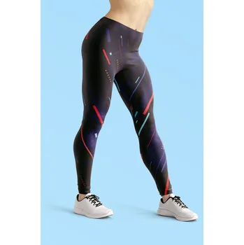 Dámské legíny UTOPY Termo Dámské sportovní legíny Night District Velikost: 3XL