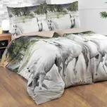 Povlečení bavlněné 3D Horses, Standardní set jednolůžko obsahuje 1x 200x140 + 1x 90x70 227144828