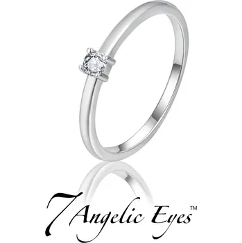 Prsten 7 Angelic Eyes Stříbrný zásnubní prsten - Elena Velikost: 49