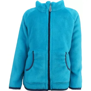 Chlapecká mikina Dětská mikina - chlupatá tyrkysová