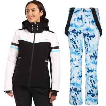 Dámská bunda Dámský lyžařský komplet Lorien BLK 36 + Torien WHT 38