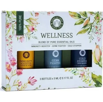 Sada esenciálních olejů Song of India Wellness 3 x 5 ml