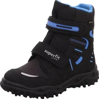 Chlapecká zimní obuv SUPERFIT chlapecká zimní obuv HUSKY 1-809080-0000 černá/modrá GORETEX 34