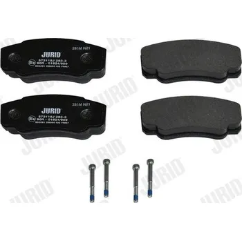 Brzdová destička Sada brzdových destiček, kotoučová brzda JURID 573115J