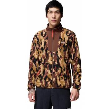 Pánská mikina Columbia Sequoia Grove™ Printed Full Zip M 2135511256 - tobacco/treebark M