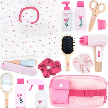 Dětská domácnost UMU Little Woman kadeřnická sada 17 ks