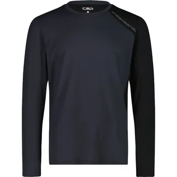 Pánský svetr CMP 35N3137 Pánské funkční triko s dlouhým rukávem černé Velikost: M