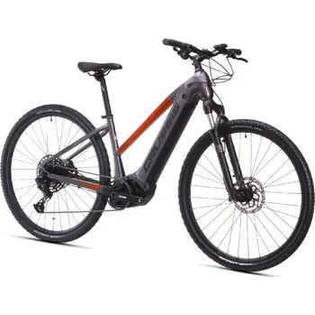 Elektrokolo Elektrokolo CRUSSIS e-Cross low 9.11-(715 Wh) 19,88Ah 28" ŠEDÁ ČERVENÁ 2026 rám 18" + DOPRAVA ZDARMA