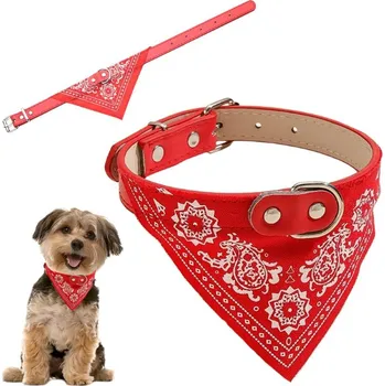 Pelíšek pro psa dobirkov.cz Psí obojek s šátkem pro psy a kočky, psí šátek, 42cm - mix barev