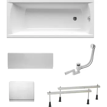 Vana SAT Obdélníková vana SAT Fusion 170x70 cm akrylát levá i pravá SATVR170ANP SATVR170ANP