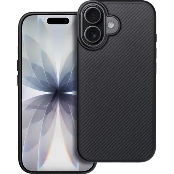 Náhradní kryt pro mobilní telefon Kryt Carbon Elite Mag Cover s MagSafe pro iPhone 17 Black