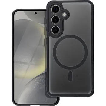 Náhradní kryt pro mobilní telefon Kryt Full Matte Mag Cover Case s Magsafe Samsung Galaxy S24 black