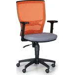 Kancelářská židle VENLO, oranžová / šedá 14508768
