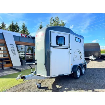 Přívěs pro přepravu koně a skotu Přívěs pro koně CHEVAL LIBERTE TOURING COUNTRY®, ŠEDÝ