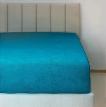 Prostěradlo Prostěradlo froté č.22 tyrkysová 90x200