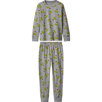 Dívčí pyžamo Dívčí pyžamo Grinch (šedá, 122/128)