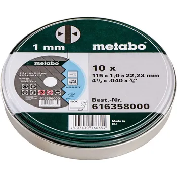 Brusný kotouč Sada kotoučů Metabo 115 mm 10-ti dílná