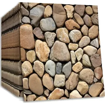 Tapeta Trojrozměrné tapety s imitací kamene (10 ks.), 18411