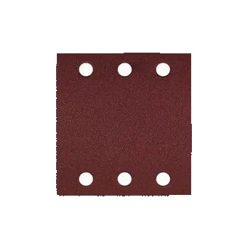 Brusný papír Bosch příslušenství Brusný papír, 10-ti dílná sada 115x107 mm, 6 děr, zrnitost 120 Bosch Red Wood-top