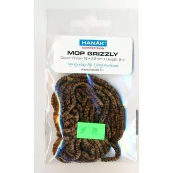 Hanák Mop Chenille GRIZZLY 16 Brown 2mm