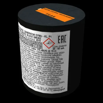 Zábavní pyrotechnika JORGE Dýmovnice černá velká - Dýmovnice JFS-2/Black