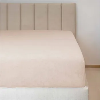 Prostěradlo Froté prostěradlo č.27 šampáňo 90x220