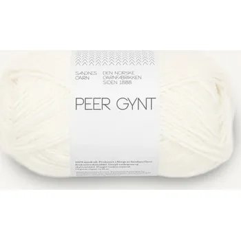Příze Sandnes Garn Peer Gynt 1001 – optisk hvit