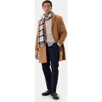 Dámský kabát Tommy Hilfiger Vlněný kabát MW0MW40768 Hnědá Regular Fit M