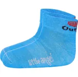 Little angel LITTLE ANGEL Ponožky dětské nízké Outlast® modrá - Velikost: 20-24 | 14-16 cm