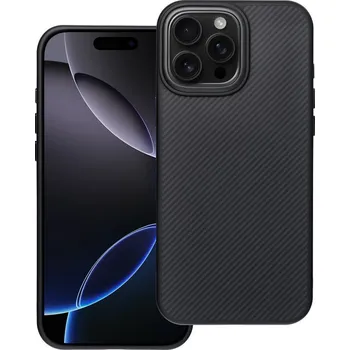 Náhradní kryt pro mobilní telefon Kryt Carbon Elite Mag Cover s Magsafe iPhone 16 Pro Max black