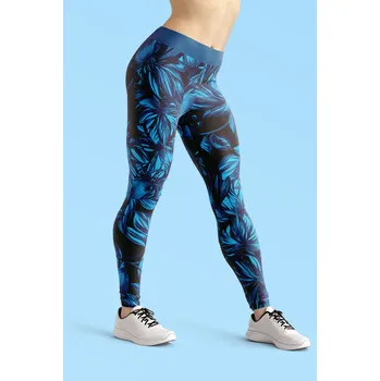 Dámské legíny UTOPY Termo Dámské sportovní legíny Tropical Garden Velikost: 3XL