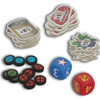 Příslušenství k deskovým hrám Dangerous Games Siberian Manhunt: Upgradované komponenty