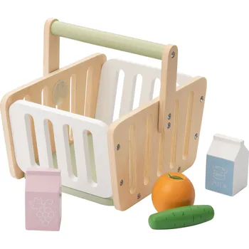 Hra na obchod lupilu® Příslušenství k dřevěnému obchodu (nákupní košík)