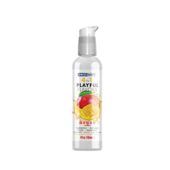 Lubrikační gel Swiss Navy Playful 4 in1 lubrikační gel Mango 118 ml