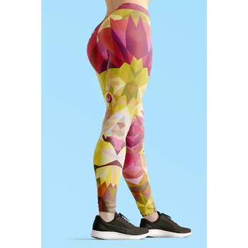 Dámské legíny UTOPY Termo Dámské sportovní legíny Happy Lion Velikost: 3XL