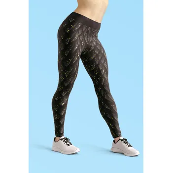 Dámské legíny UTOPY Termo Dámské sportovní legíny Black Shard Velikost: 3XL