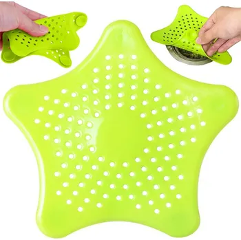 Potah na židli dobirkov.cz Silikonový sítkový filtr pro odtok dřezu ve tvaru hvězdy-mix barev