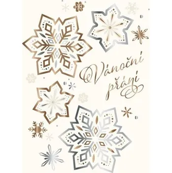 Albi Vánoční přání - Zlato stříbrné vločky
