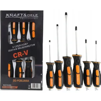 Šroubovák Kraft-Dele Sada šroubováků CR-V Kraft & Dele 6 ks