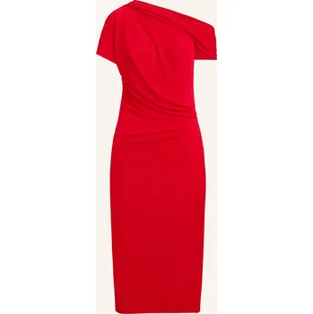 Dámské šaty Lauren Ralph Lauren Dámské Šaty S Jedním Ramenem, červená, 38