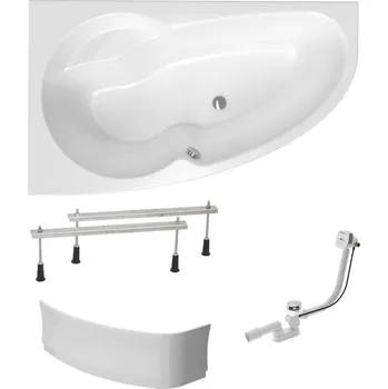 Vana Laguna Asymetrická vana Laguna Luiza 150x95 cm akrylát levá SIKOLU1500LAPNP SIKOLU1500LAPNP