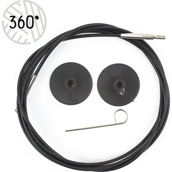 Jehlice KnitPro 360° otočné lanko 60 cm