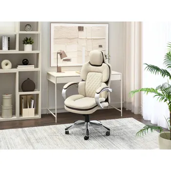 Křeslo Manažerské křeslo BEATUS - béžové / hnědé