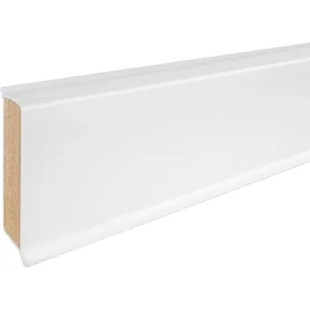 Podlahová lišta Döllken Cubu flex life 60 soklová lišta 1013 Bílá, 60x2500 mm